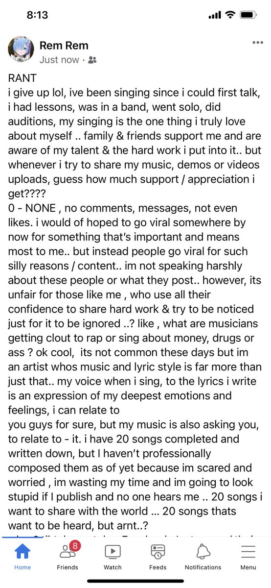 britnek0's tweet photo. #rant #music #singer #sad #SupportSmallStreams #FIFA23 #TREASURE #onlyconnect https://t.co/ATxYWNlONY
