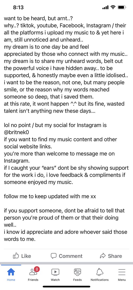 britnek0's tweet photo. #rant #music #singer #sad #SupportSmallStreams #FIFA23 #TREASURE #onlyconnect https://t.co/ATxYWNlONY