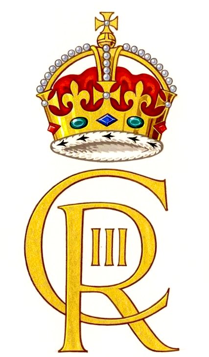 AlastairBruce_'s tweet photo. The King’s Cypher has been released.

Scottish version (to right) has Crown of Scotland https://t.co/aL6NNn7JG7