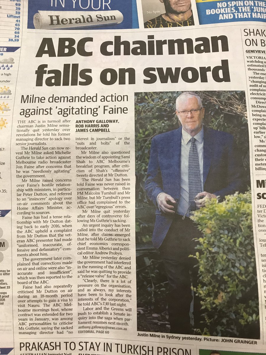 FaineJon's tweet photo. Exactly four years ago…. In light of last nights ⁦@4corners⁩ on ⁦@ABCaustralia⁩ about ⁦@PeterDutton_MP⁩ thought some might find this relevant, nostalgic or even alarming. Dutton was relentless in trying to stop any criticism of his management of portfolio. https://t.co/zAQYjwRH8F