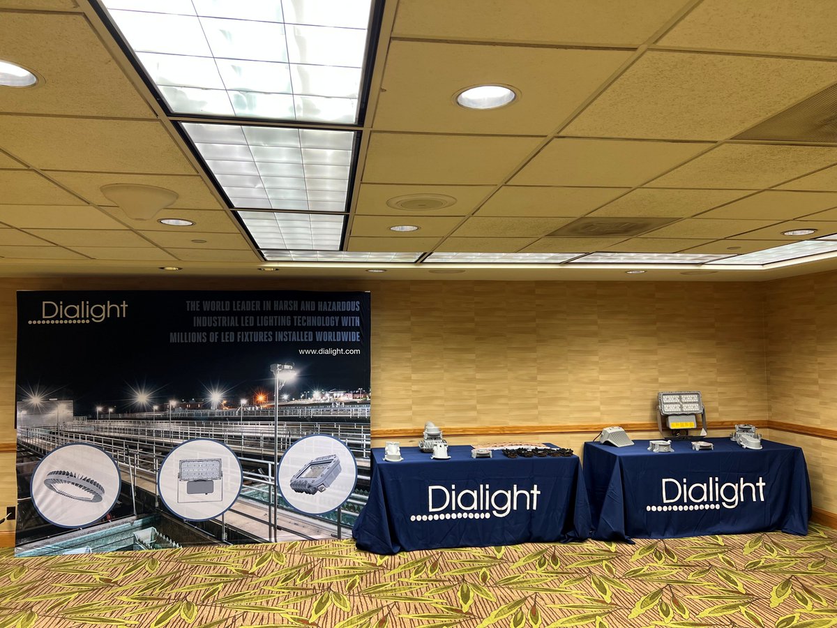 Dialight's tweet photo. We are so excited to be attending the PCIC 2022 Denver Conference tonight and tomorrow. Come visit us in the Beverly Tower Room to learn more about our best-in-class sustainable lighting solutions for the #oilandgas, #chemical and #petrochemical industries! #industrialledlighting https://t.co/IHceKX7KW2