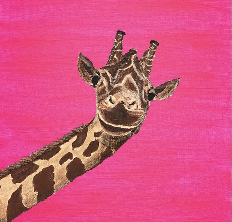On this day of critters and felines and the sort, don’t forget the long neck 🦒 mouth-painted by the 🐐 <a href="/CruiseyBabbby/">Cruiseybabbby</a> It’s #MalaMonday from <a href="/StayCuriousNFT/">Curi◎us Creature Collective {444}</a> and it’s a vibe.