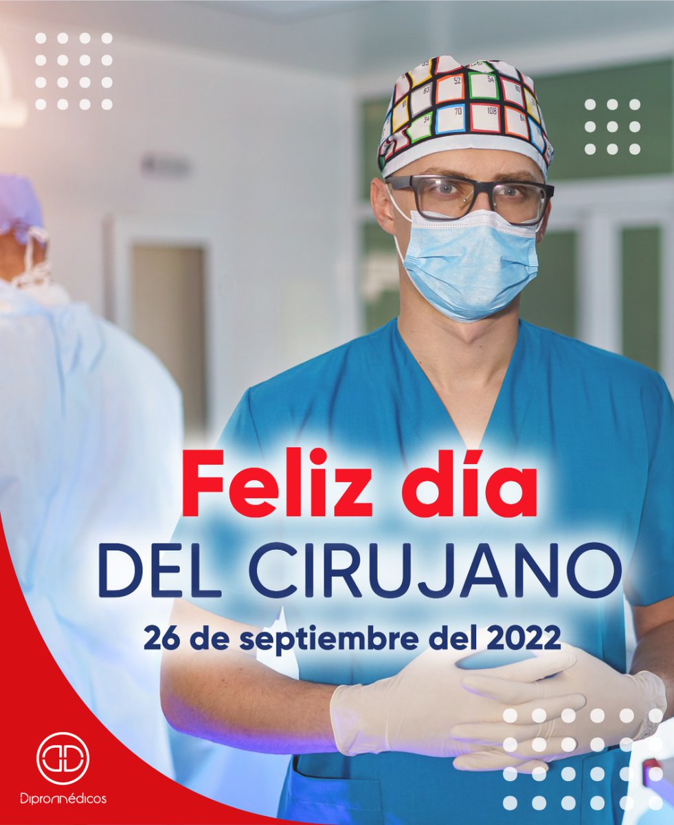 dipromedicos's tweet photo. 👏Exaltamos a todos aquellos cirujanos que aplican la disciplina y el sacrificio al servicio de salvar vidas ✅💯

🙌¡Feliz Día del Cirujano!

#DíaDelCirujano #Cirujano https://t.co/uDmtHeul0B