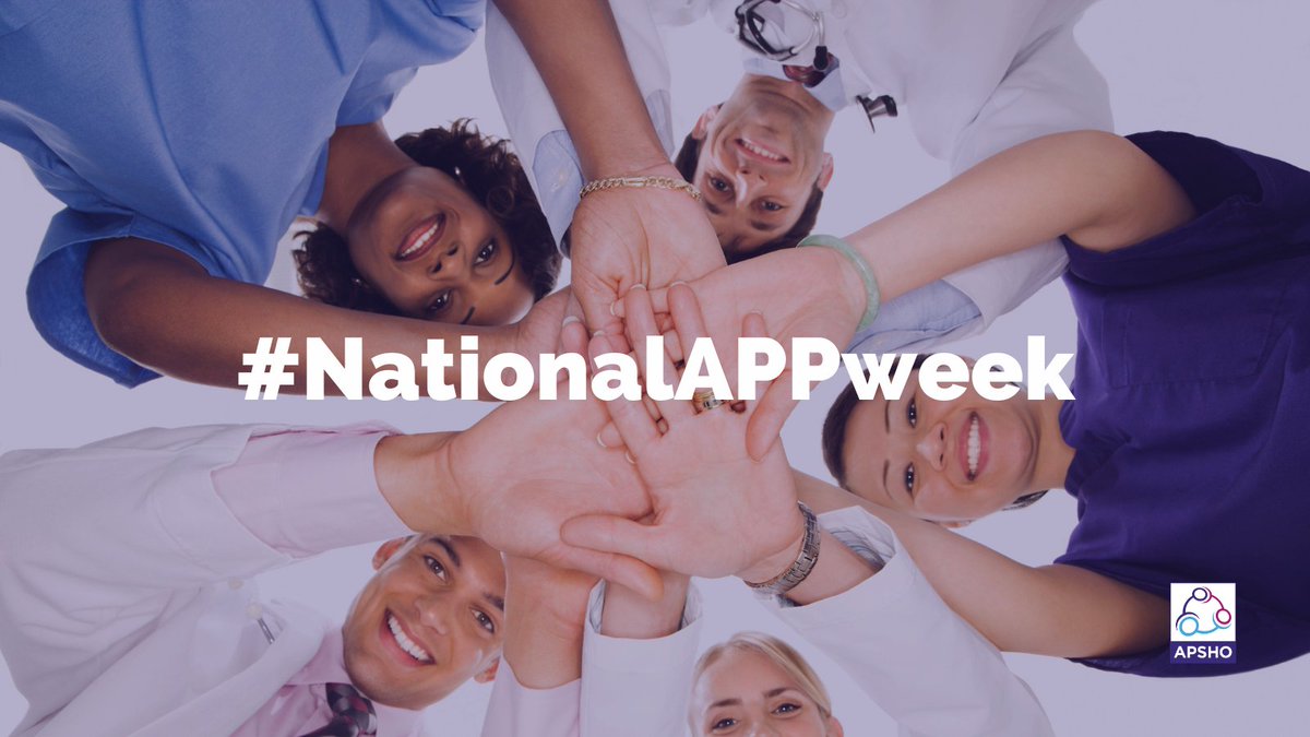 We are proud and excited to be a participating organization for #NationalAPPWeek! Please join us in thanking APPs for the amazing contributions they make every single day! #oncology #hematology
