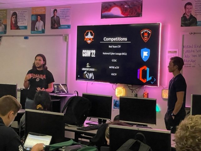 millardwestcs's tweet photo. So grateful to have @nullifyuno come and visit us at Millard West! We had such an attentative audience and the information they have shared with us is invaluable! Thanks again! #computerscience #engineering #cybersecurity #NULLify @unocist @MWHSactivities @UNOmaha https://t.co/vRwzfOd7vr