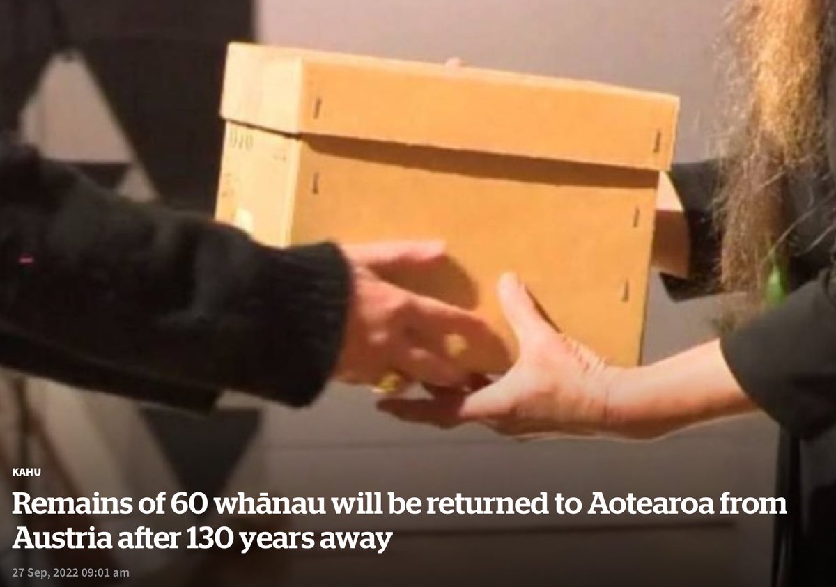 tauhenare's tweet photo. Some fantastic news this morning. #SeeBelow Well done to the whole team #TePapa Warms the cockles of my heart to think this has happened. Kia Ora koutou Nga kaimahi o Te Papa mo tenei Kaupapa rangatira. https://t.co/biSZrYJryG