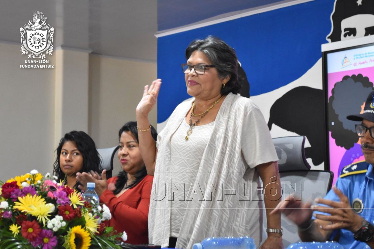unanleon's tweet photo. Desde el Centro Universitario Regional Jinotega de nuestra Bicentenaria UNAN-León, en coordinación con el Ministerio de la Mujer, se realizó la presentación de la Cartilla "Mujer, Derechos, Leyes y Mecanismos de denuncia para la prevención del femicidio”. https://t.co/W3fE1z0BlQ
