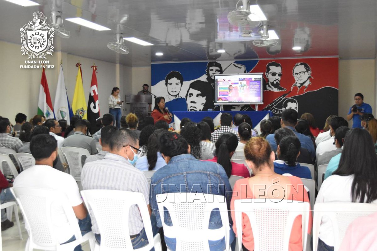unanleon's tweet photo. Desde el Centro Universitario Regional Jinotega de nuestra Bicentenaria UNAN-León, en coordinación con el Ministerio de la Mujer, se realizó la presentación de la Cartilla "Mujer, Derechos, Leyes y Mecanismos de denuncia para la prevención del femicidio”. https://t.co/W3fE1z0BlQ