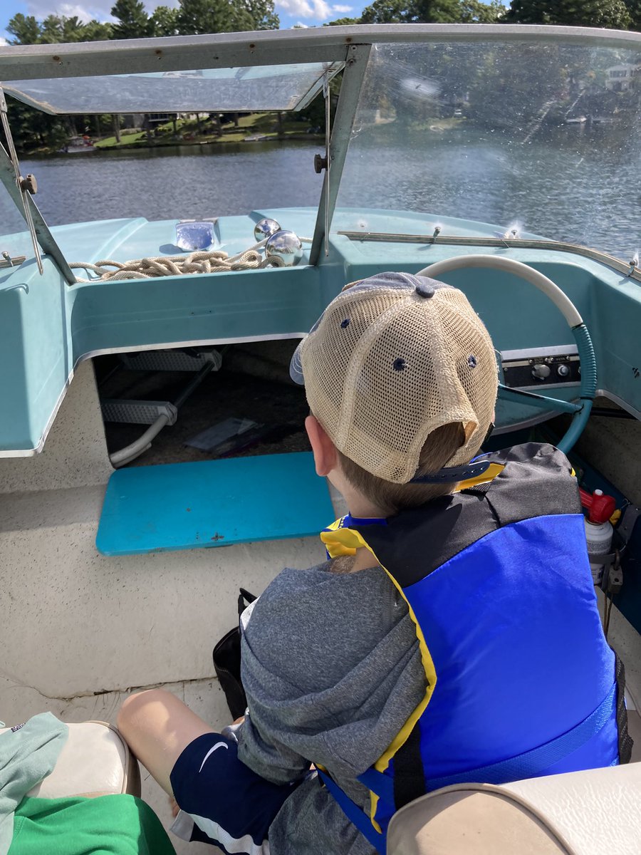 thelesserCoachK's tweet photo. Captain Quinn #TheGypsy #LakeBoon https://t.co/InQA3xWv2M