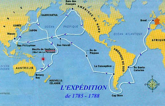 OTD in 1786 #JFGLaperouse and his men - the first non-Spanish visitors to #California since #FrancisDrake - leave the #SpanishMission at #Monterey after a nine-day sojourn. Now the BOUSSOLE and ASTROLABE commence their three-month crossing of the Pacific Ocean to #Macao in China.