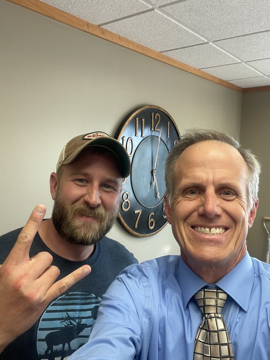 Always fun when one of our alumni drop by! Chris works for a company in Great Falls identifying opportunities to raise camelina for renewable diesel. He’s on campus this week recruiting. Check out Global Clean Energy for more information!#ndsuag #alum #diesel #renewableenergy