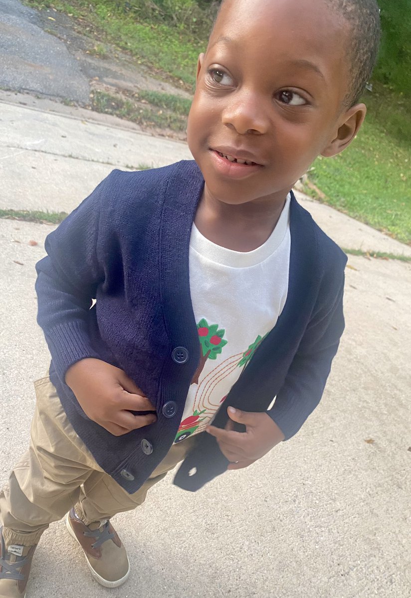 This morning my kids protested the idea of taking a photo together, so I just snapped what I could get. 🤷🏾‍♀️ Happy Johnny Appleseed Day! 🍎