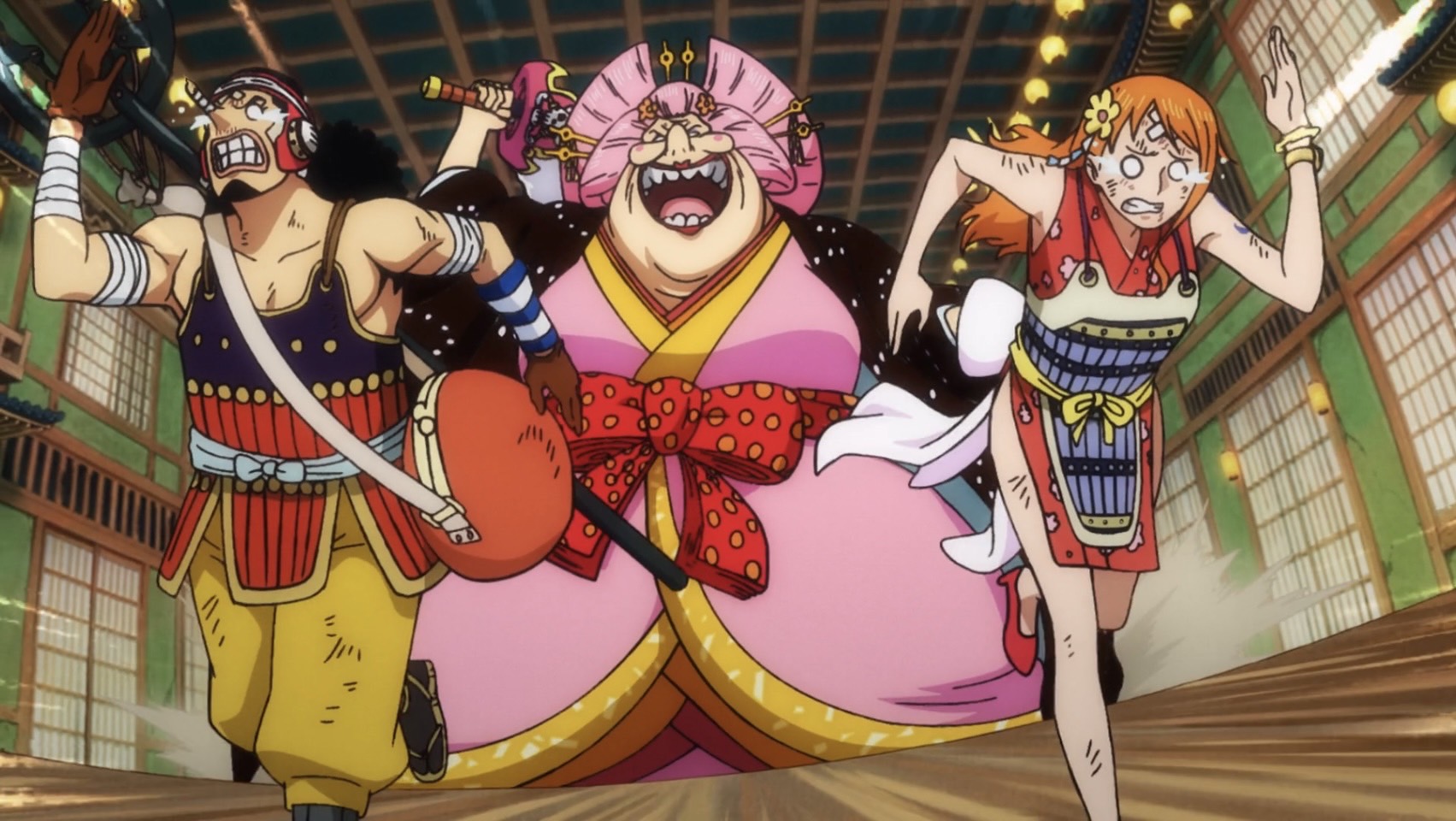 Toei Animation on X: Run for your lives, Usopp and Nami! #OnePiece (Ep.  1034) is streaming now on #Crunchyroll!  / X