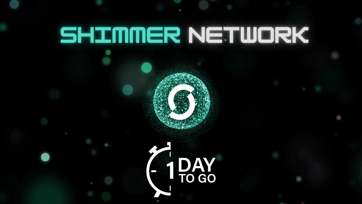 Issaus2020's tweet photo. One day until launch ...
Shimmer Network launch 28/09/2022
#IOTA #Shimmer https://t.co/cBBJufvI8Q