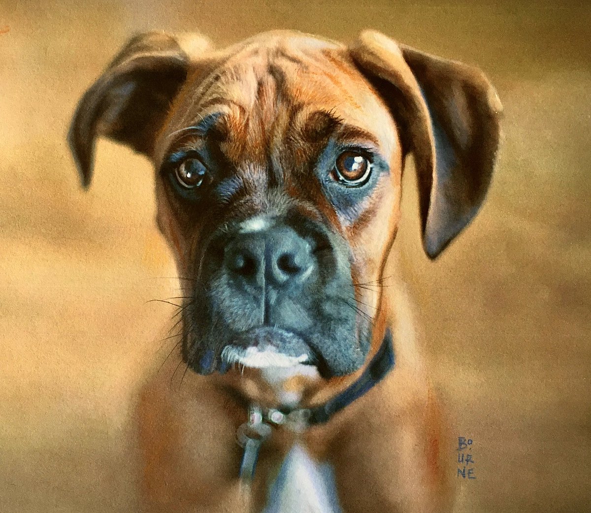 IanBourneArt's tweet image. I’ve been asked to post this again. A pastel drawing from early 2020. I’ve also posted a short background story on my Facebook page. I do hope you’re all keeping well….Bourne 🙂