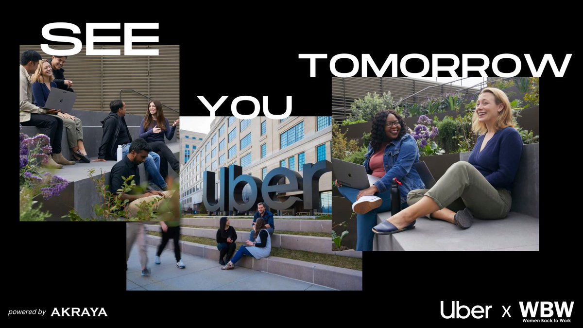 The Uber Open House Returnship event is tomorrow, September 27th at 11 am PT! We are excited to give you all a sneak peek into life and careers at Uber. Join us to learn about all the opportunities that await you. It is not too late to register: zcu.io/GeGT