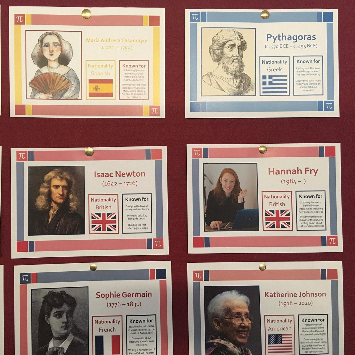 HCScot_Maths's tweet photo. @mathsweekscot 2022 has begun and we are celebrating some of our favourite mathematicians! Including @FryRsquared, who is in good company on this board but is so far the only one who has a verified Twitter account... #HamiltonMaths #mathsweekscot https://t.co/xs1WGweVL4