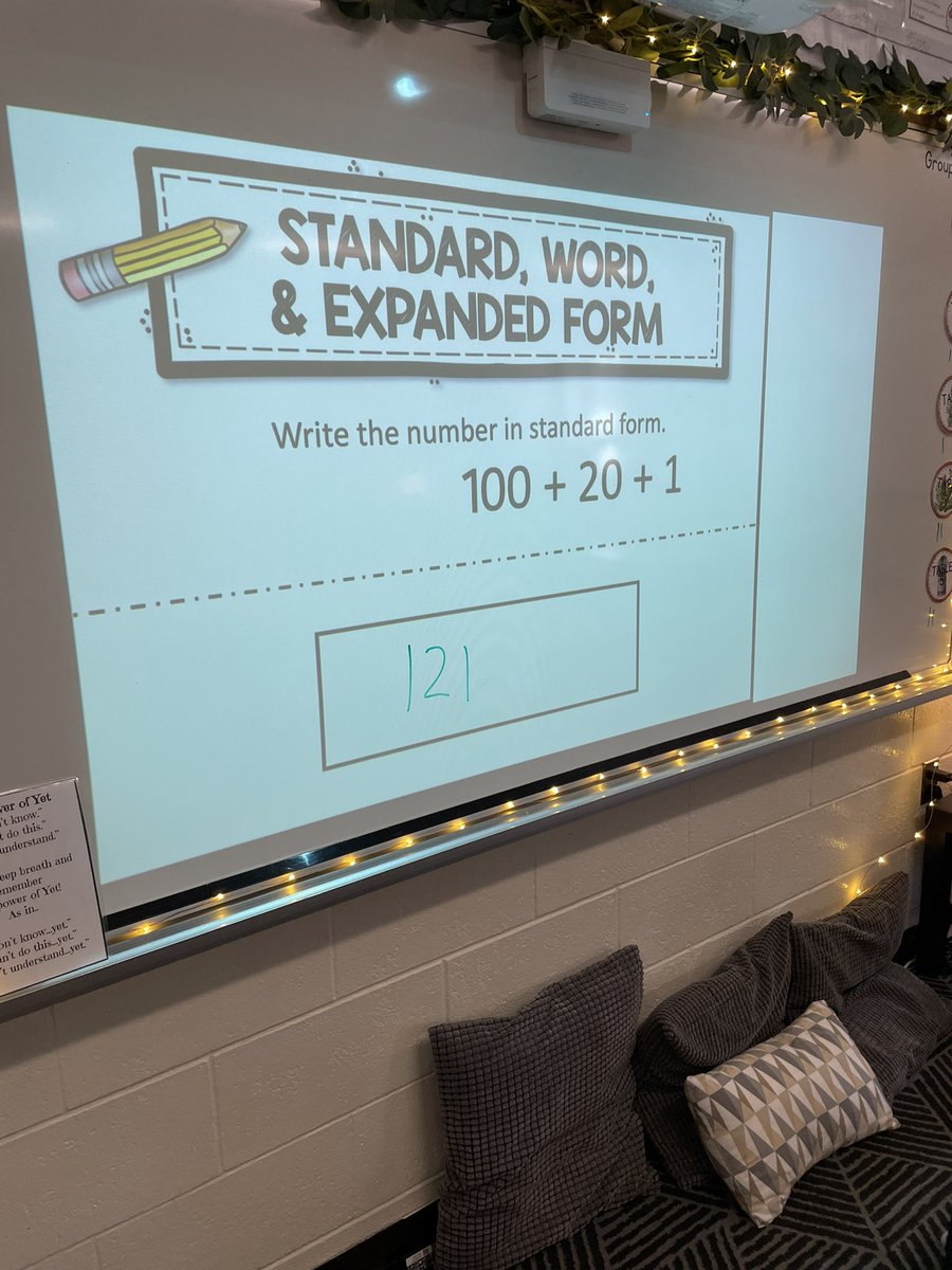 MsGrieco's tweet photo. Reviewing what we have learned so far about representing numbers in different ways! 🤓🔢 @OLVMWolverines @HCDSB #placevalue #representingnumbers https://t.co/ZeYS3kxjaB