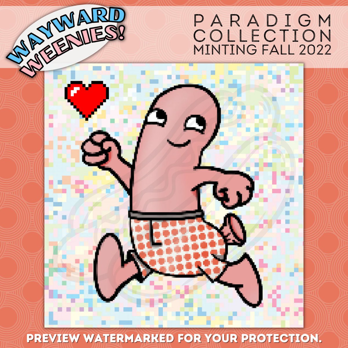 WaywardWeenies's tweet photo. 8-bit or 4k, these Weenies deliver every day!

Wayward Weenies - Paradigm. Minting this Fall.

Grab an OG Weenie for first dibs. ⤵️
https://t.co/7M354MRyEP https://t.co/tQ8ZKU8nRd