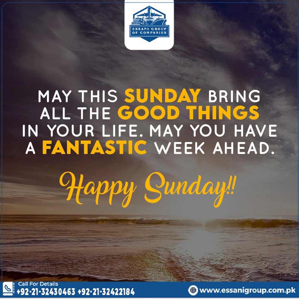 ozair_essani's tweet photo. Sunday Greetings..
#MORNINGDREAM #EssaniGroup #essanigroups #essanishipping #aromabyessanugroup #karachicity https://t.co/z71wWFLf5s