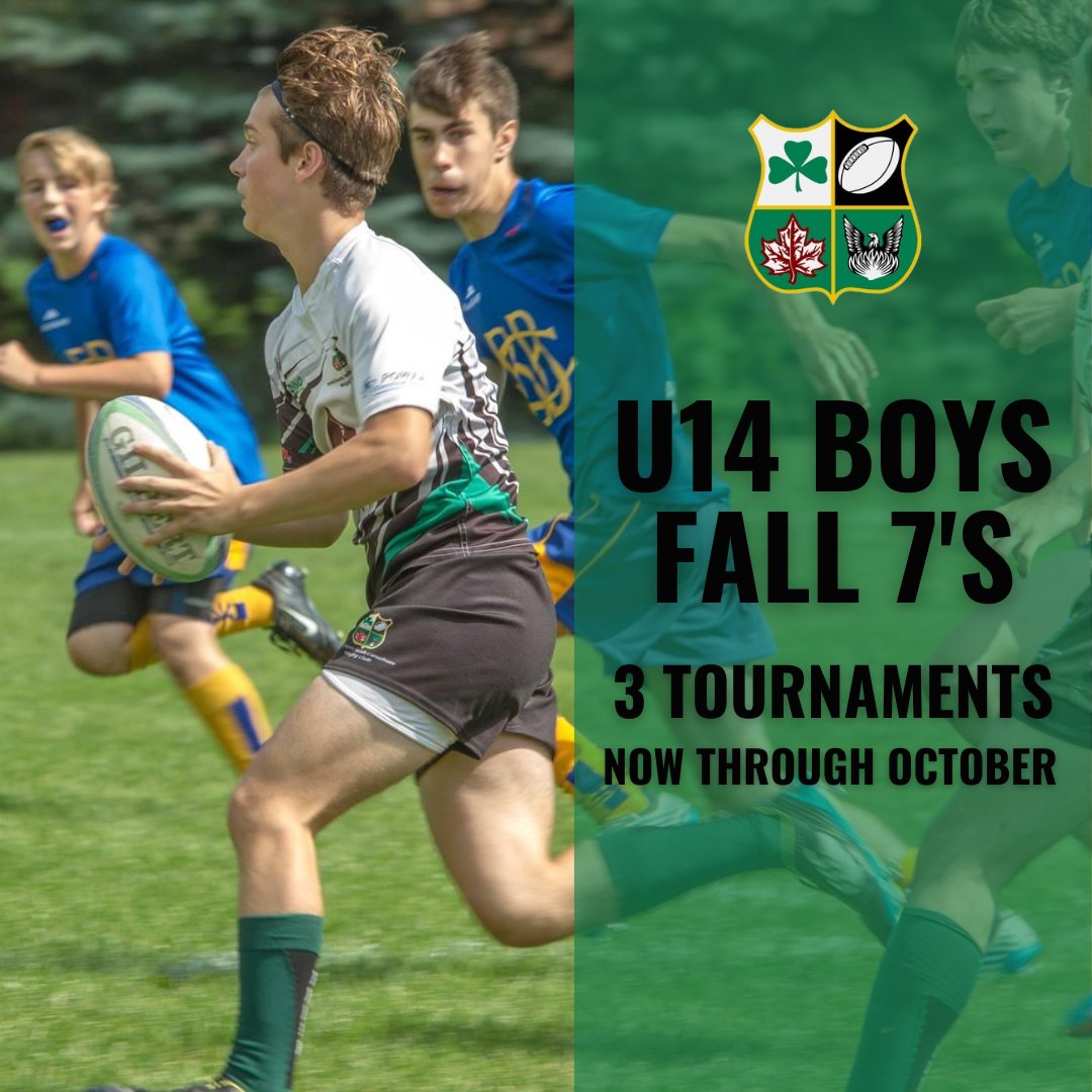 We're fielding a U14 Boys' 7s team this fall!

Practices are Wed at 6:30 PM until October 1st and Sat at 9:30 AM until end of October. 

There will be 3 tournaments throughout October, all on Sunday mornings. 

For more information, contact Vanessa at vanessamainella@gmail.com