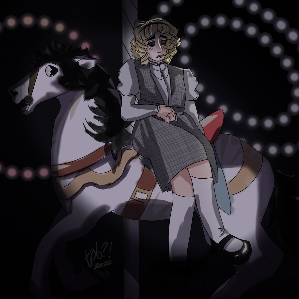 tabpossum's tweet photo. the carousel spins in an infinite course / so all hail the kid who jumps off his horse

#ridethecyclone https://t.co/6AGmL6S98o