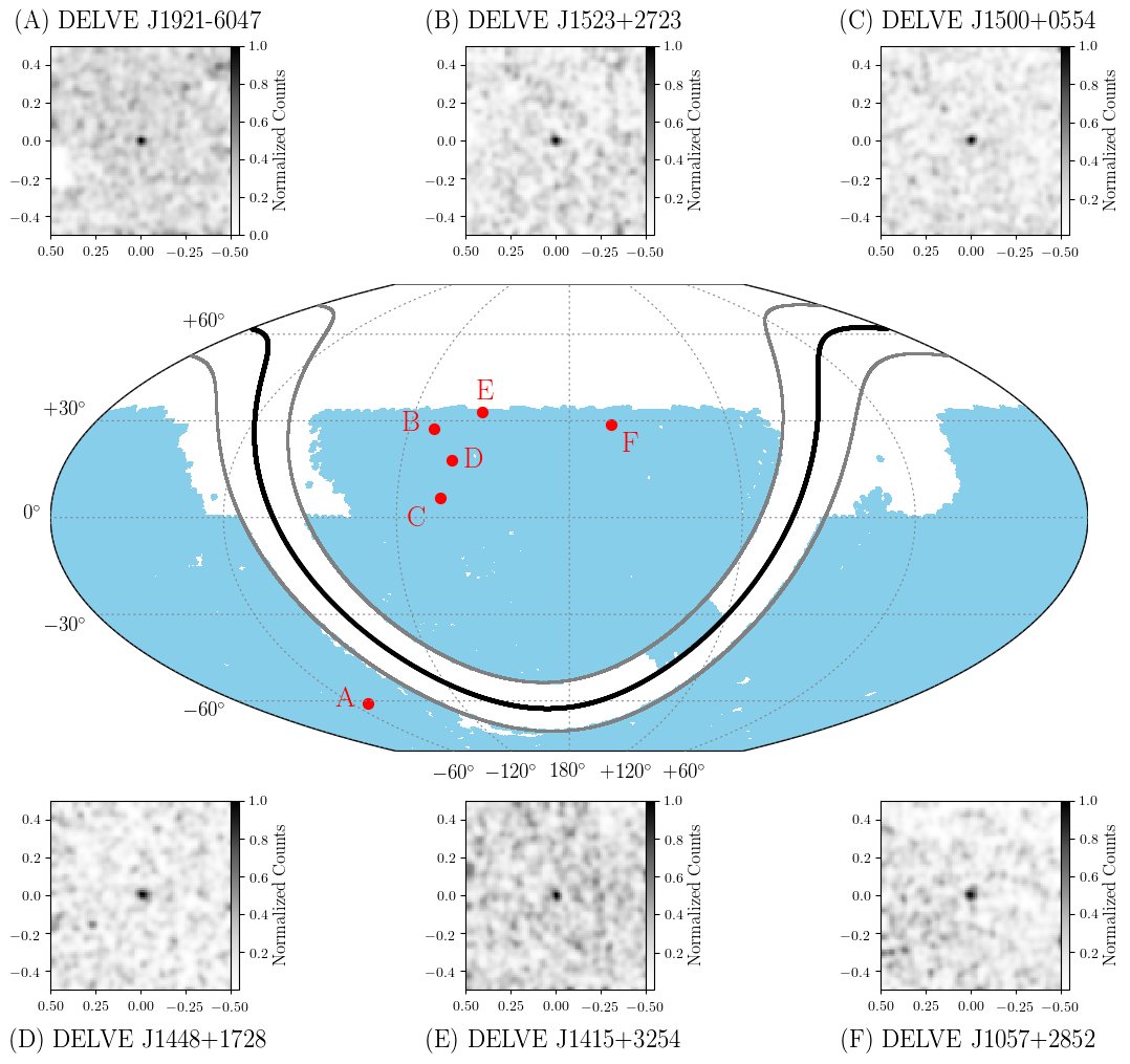 Tonight, I'm excited to share the latest results from the DELVE survey: we found six more ultra-faint Milky Way satellites at D < 105 kpc! Introducing: DELVE 3, DELVE 4, Virgo II, DELVE 5, Bootes V, and Leo Minor I!  Check out our preprint here: arxiv.org/abs/2209.12422