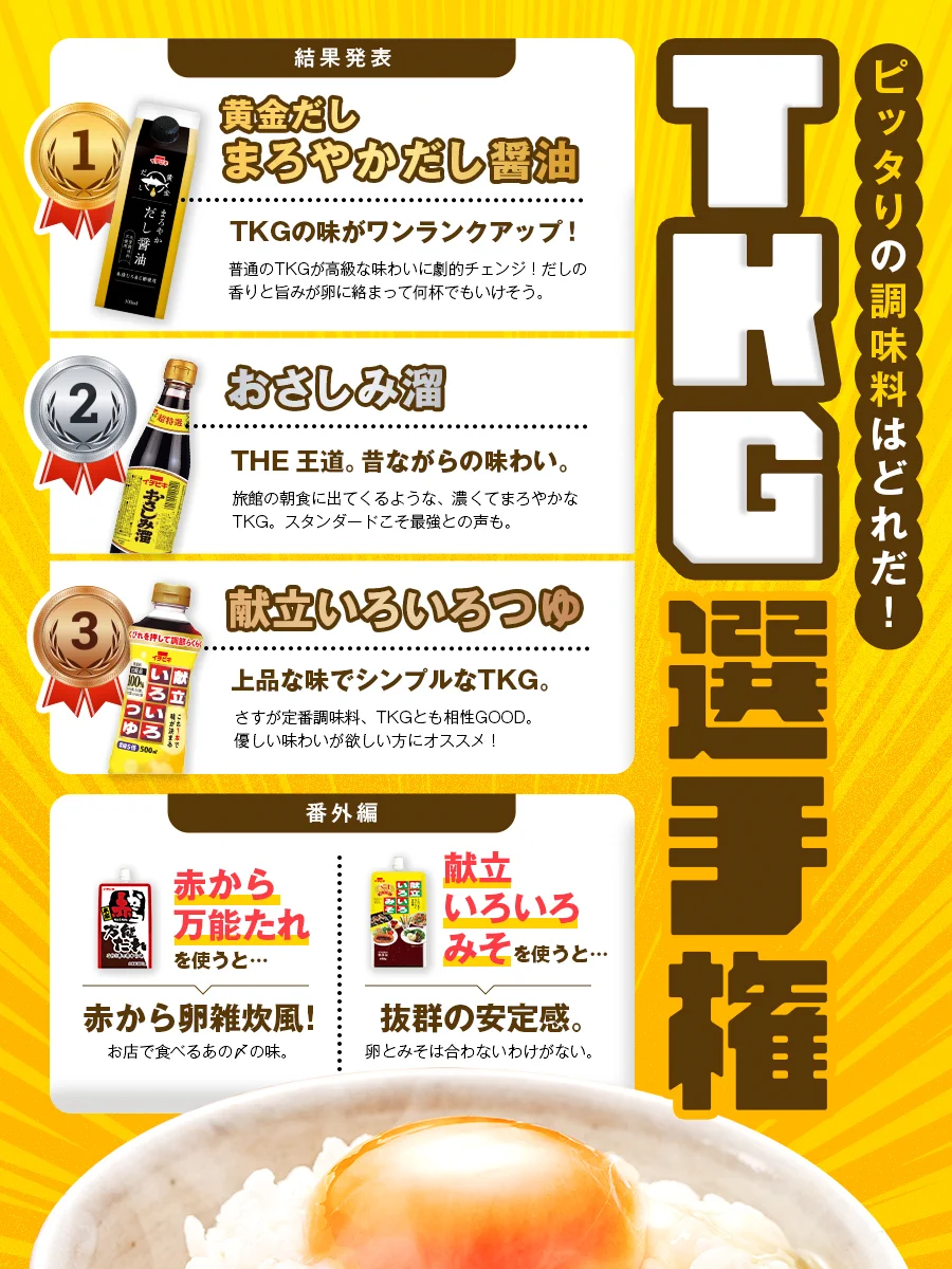 ご飯に合う 調味料 ランキング