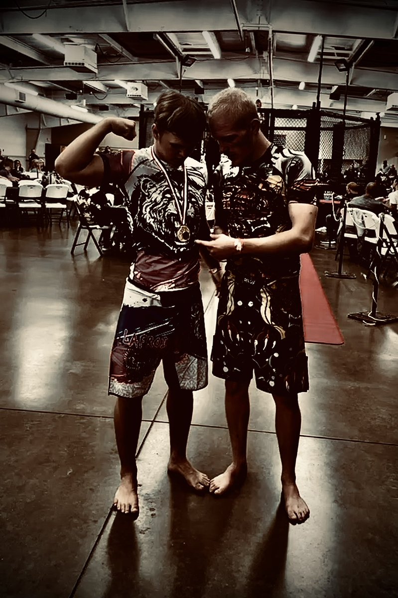 <a href="/liljake125/">Jacob Johnston</a> came out of last Saturdays Caged BJJ event with a huge victory by submission, Coach Schultz got tapped by a great opponent

What an amazing experience for both of them to keep competing &amp; winning @ life together

JACOB JOHNSTON!! Way to go kid #RESPONDLIKEgold #IGTBAC