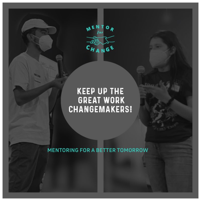 Mentor4ChangeLA's tweet photo. We are 9 months into MFC's program year and have just a little over 1 month left until our Mentees complete and present their Community Impact Projects! 

Keep soaring, Changemakers!  

#changemaker #bethechange #mentorforchange https://t.co/xeNuD4eY3z
