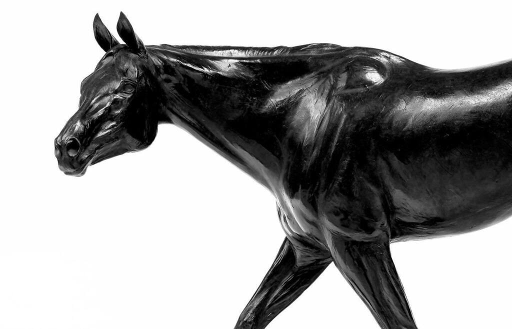 ALTIOR - Bronze - private commission.  It’s been a huge privilege to sculpt this highly intelligent, alert and kind supreme athlete. In all, Altior scored 21 victories from his 26 starts, including 10 Grade Ones and a world record 19-strong unbeaten stre… instagr.am/p/Ci_E3TOIBeF/