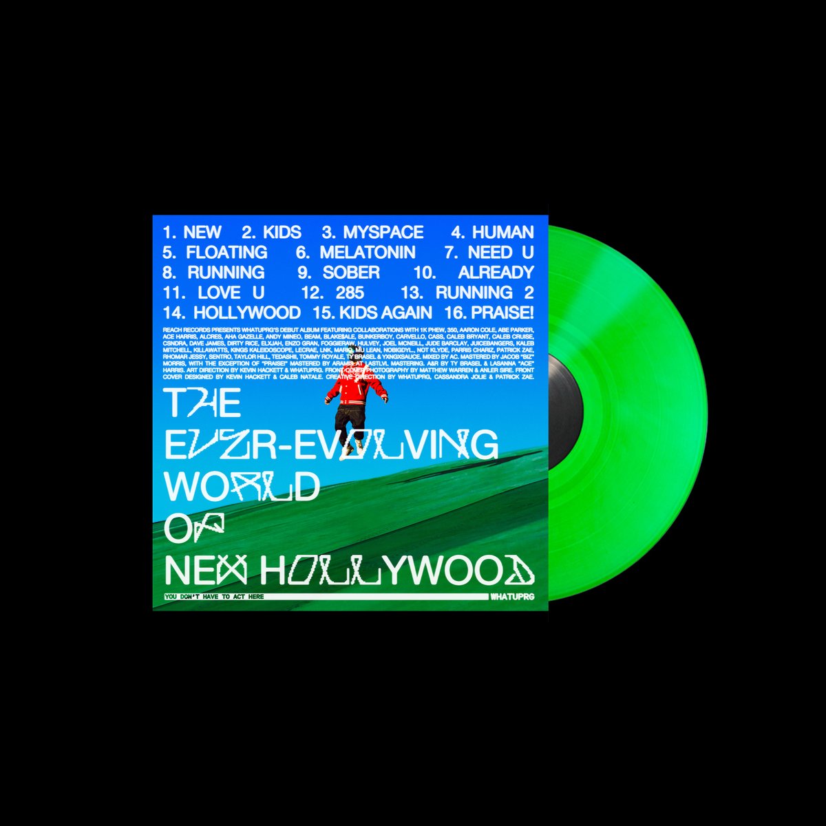 ✅ COVER ✅ TRACKLIST Next up, RELEASE. NEW HOLLYWOOD DROPPING FRIDAY !! Pre-order NH vinyl HERE: whatuprg.ffm.to/newhollywood