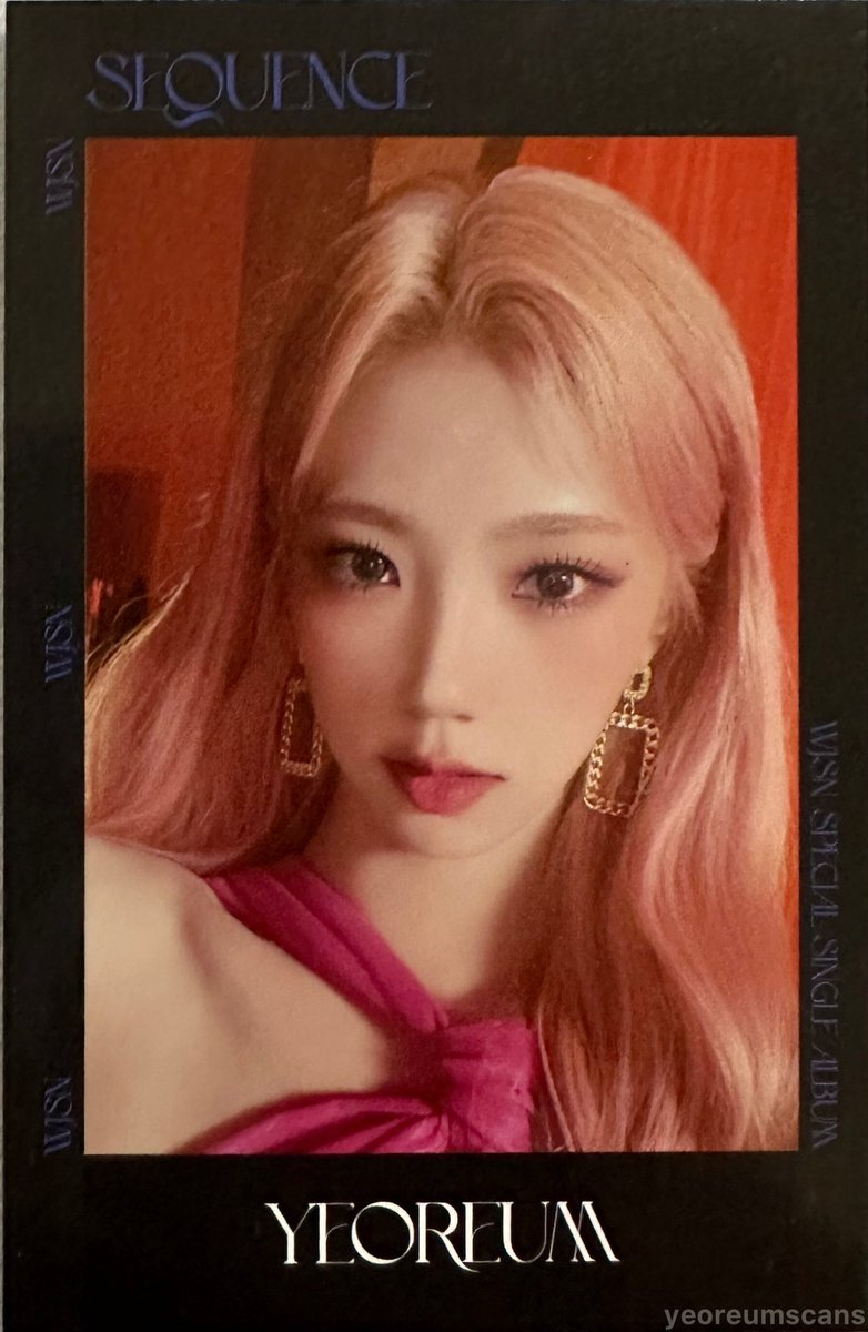 WJSN Sequence

Yeoreum Soundwave Lucky Draws + Polaroid (Selfie, Concept, Set Benefit)

#우주소녀 #WJSN #여름 #YEOREUM