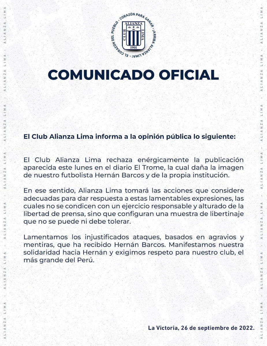 ClubALoficial's tweet photo. 📄𝗖𝗢𝗠𝗨𝗡𝗜𝗖𝗔𝗗𝗢 𝗢𝗙𝗜𝗖𝗜𝗔𝗟. https://t.co/8dDHK3flIQ