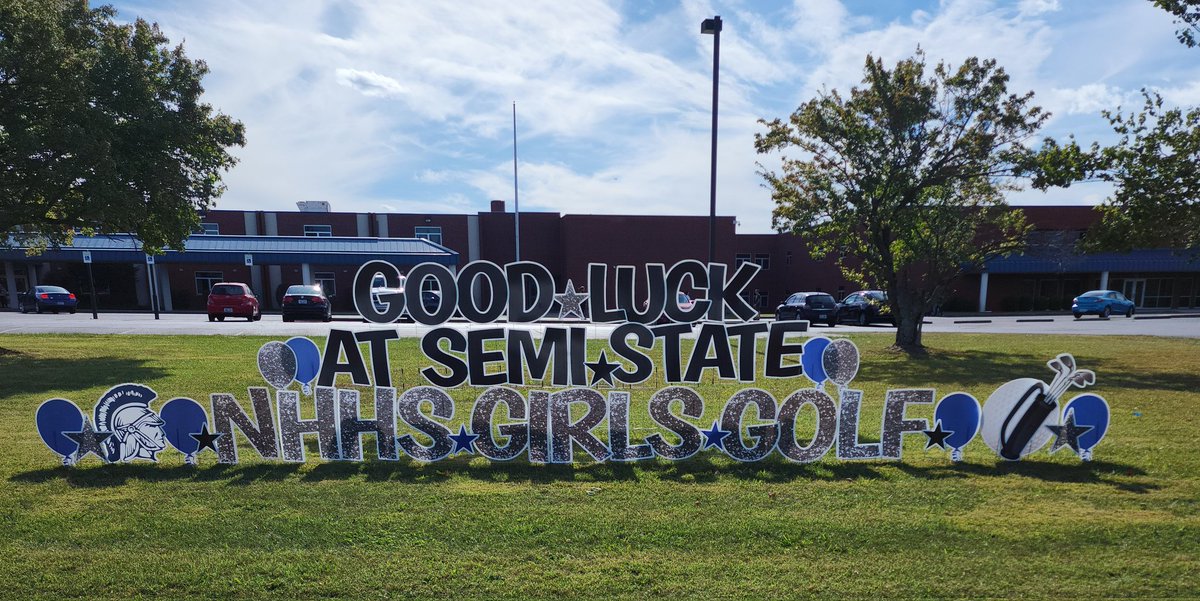 AthleticsNHHS's tweet photo. Full community support for our Girls Golf team as they compete at Semi-State! https://t.co/gziTapCcSJ