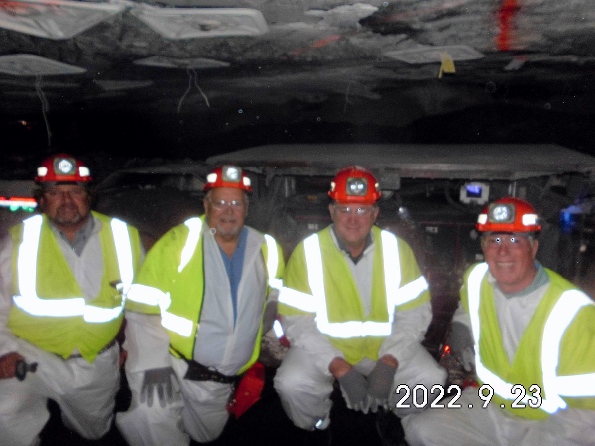 Thanks to <a href="/jasonghowell/">Jason Howell</a> <a href="/WalkerThomas_KY/">Walker Wood Thomas</a> and Chairman Gooch for visiting River View Coal last week. We appreciate the support! 400 ft down, 4 miles in. #coalkeepsthelightson <a href="/FriendsofCoalKY/">Friends of Coal-KY</a>