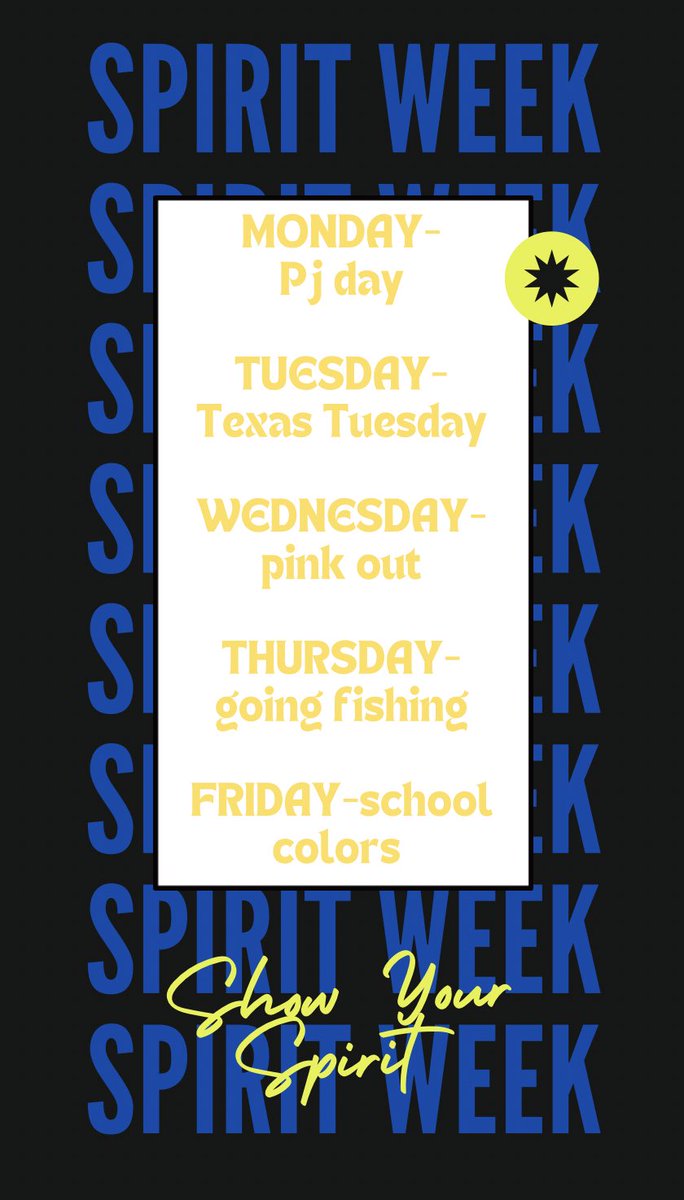 Spirit week 2022!!