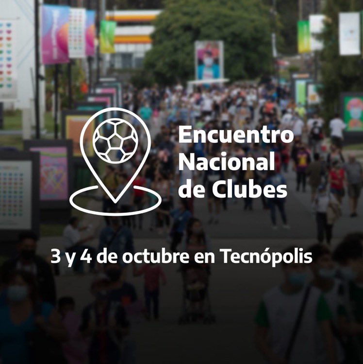 🔜 Se viene el Encuentro Nacional de #Clubes, un espacio para el desarrollo integral de las instituciones deportivas. Te esperamos en #Tecnópolis. 

Conocé más en: argentina.gob.ar/noticias/se-vi… 

#PrimeroLaGente 🇦🇷
