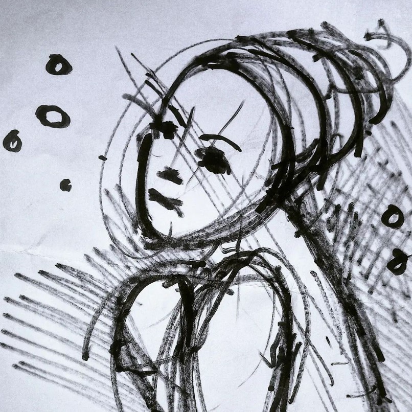 JamesAbellArt's tweet photo. #draweveryday #everyday " #starfalling " #sharpie on paper #traditional #drawing #art #abstract #fast #line #seasons #autumn #strange #minimal #drama #sciencefiction #leaves #leaf #stars https://t.co/bnIkFB5c2l