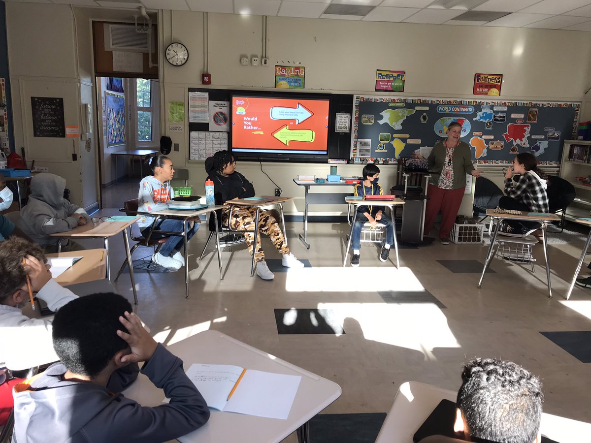 cmshappenings's tweet photo. We are working on building connections and relationships in our school wide Monday Morning Community Circles. Participated in some great convos today! #cmssharks #circleup #growthmindset https://t.co/wDwtb7edrI