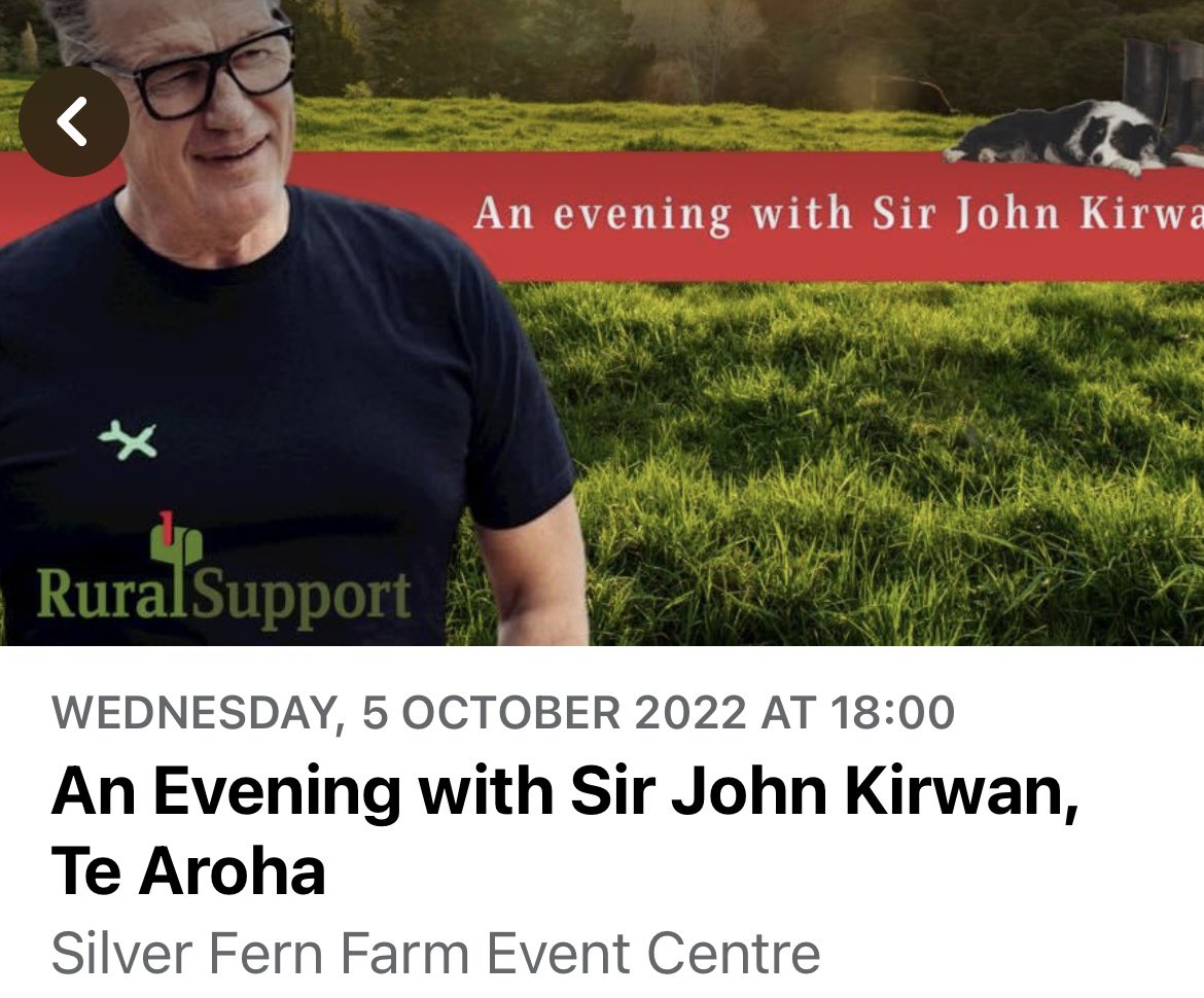 RST_Waikato's tweet photo. Hey guys this event is coming up in Te Aroha . As most of you know @JohnKirwan_14 is a great advocate for better mental health in our communities. He’s a wonderful speaker so if you can join us please get in touch via our Facebook messenger Waikato Rural Support. https://t.co/Bo2R3SSKq5