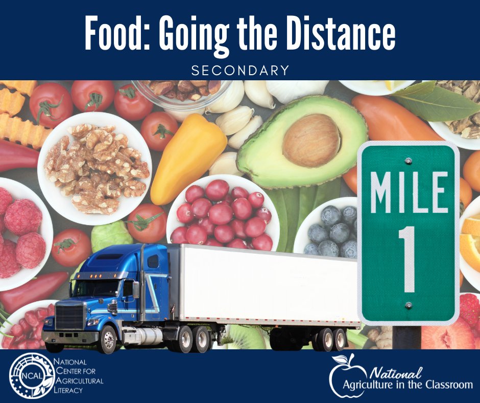How many miles does food travel from farm to plate? Is it sustainable to transport food long distances? 🧐

agclassroom.org/matrix/lesson/…

#agliteracy #agclassroom #foodmiles #agriculture #sustainability #APHG #APES