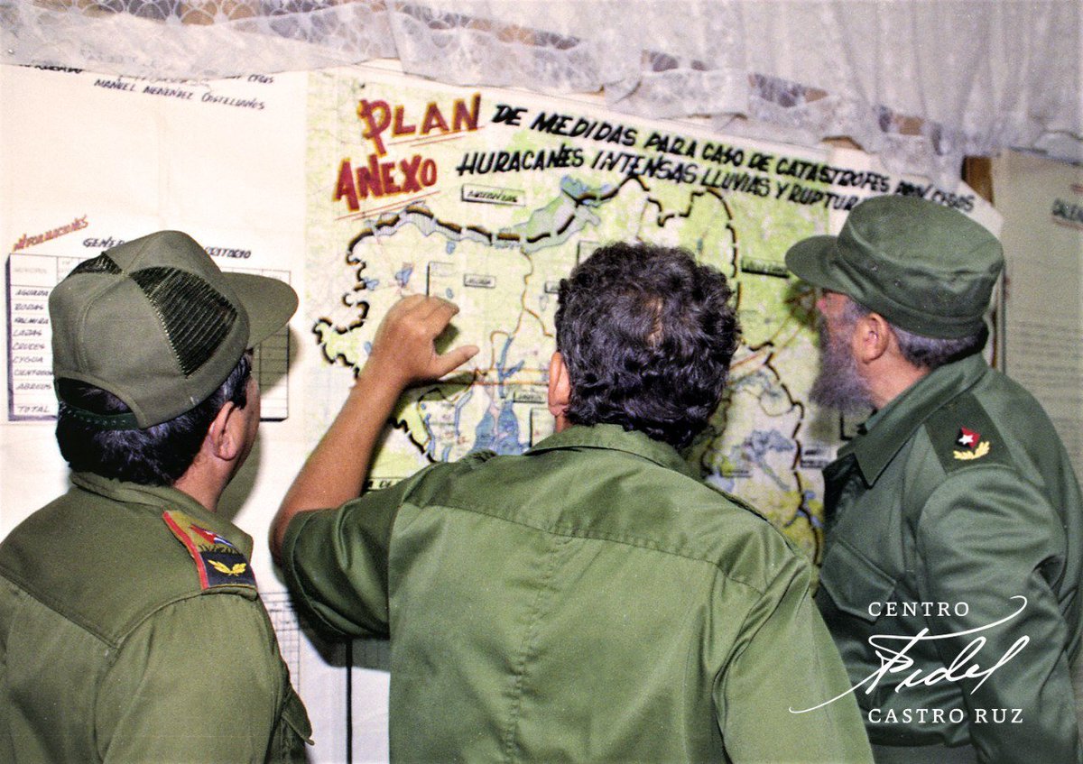 #Fidel:"Conozco los descomunales esfuerzos que la #Revolución debe realizar cuando pasan por el territorio nacional los huracanes". #FidelVive #FuerzaCuba #60AniversarioDeLaDefensaCivil