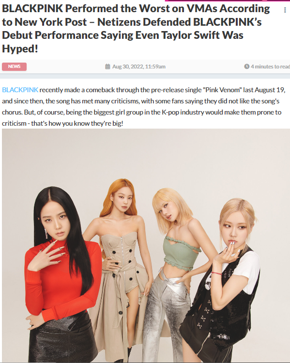 taehyung7895's tweet photo. The difference between the BIGGEST GROUP, BTS and the so-called OVERRATED biggest girl group BLACKPINK... Imagine being called biggest GG but made the WORST performance on VMA's.. There's no way they are BTS' female counterpart!🤣🤣🤣
#BTSPAVEDTHEWAY #BTSKINGS #BLACKPINK https://t.co/7VtlMd0eJZ