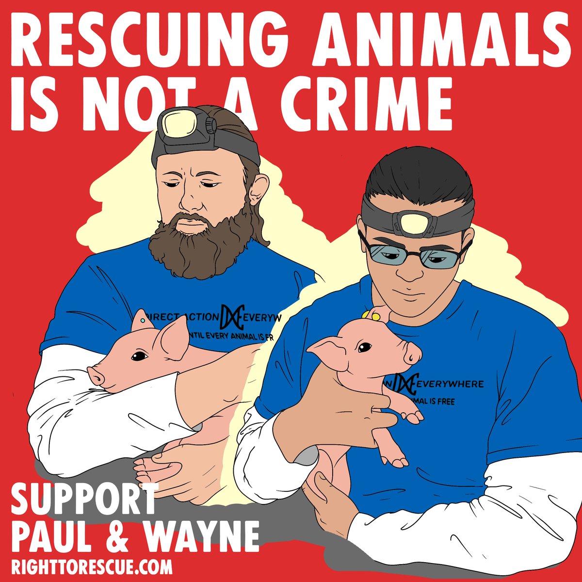 Two whistleblowers go on trial Oct 3 for exposing animal cruelty &amp; rescuing sick piglets. Utah AG <a href="/seanreyesut/">Sean Reyes</a> should prosecute <a href="/SmithfieldFoods/">Smithfield Foods</a> for neglecting malnourished &amp; injured piglets, not the people who helped them. Learn more at RightToRescue.com #SmithfieldTrial