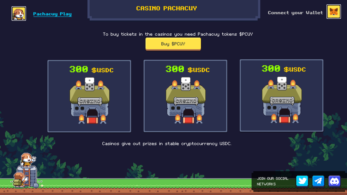 CuyToken's tweet photo. Coming Soon
#Pachacuy  Ecosystem of gaming and playful services in #Polygon Blockchain

#Web3 #CASINO #USDC https://t.co/dEb1nBOcdr