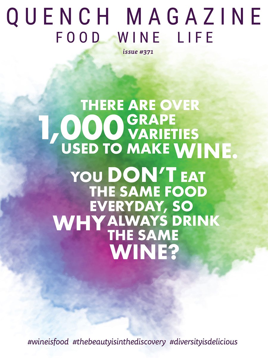 You still have time to subscribe to North America’s longest running wine, food and culture magazine and receive this issue, plus a year’s worth of Quench delivered to your mailbox wherever you are in the world. 

quench.me