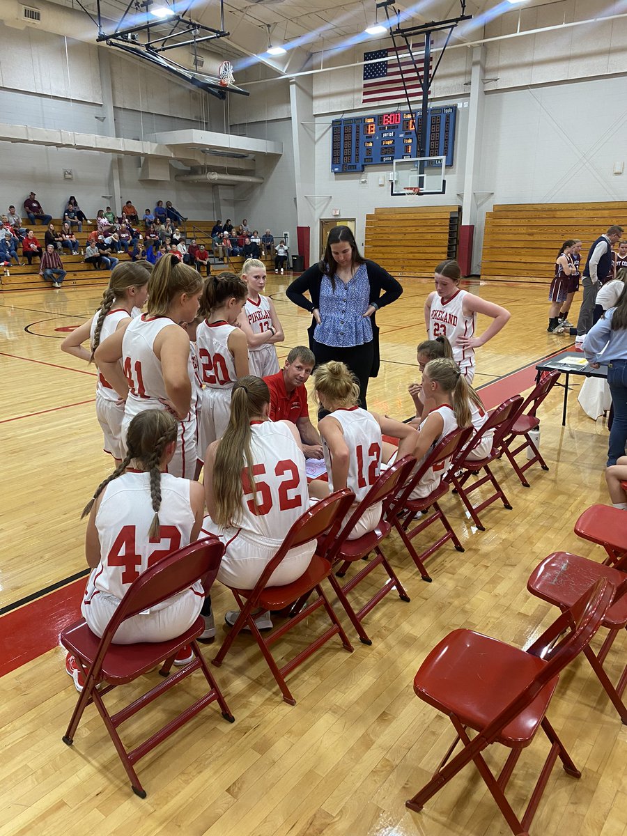 RyanBenz's tweet photo. PCS Lady Braves start their basketball season tonight! Student section doing a great job cheering them on! https://t.co/U3TgXjZSdD