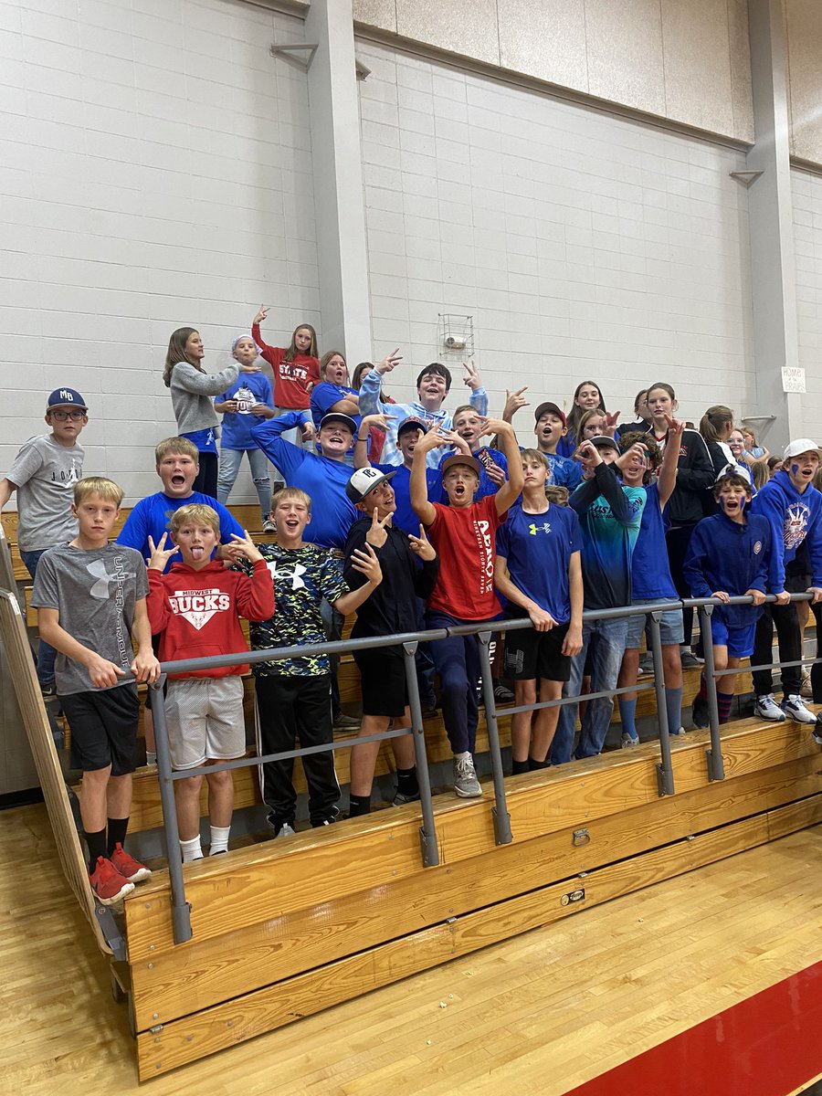 RyanBenz's tweet photo. PCS Lady Braves start their basketball season tonight! Student section doing a great job cheering them on! https://t.co/U3TgXjZSdD