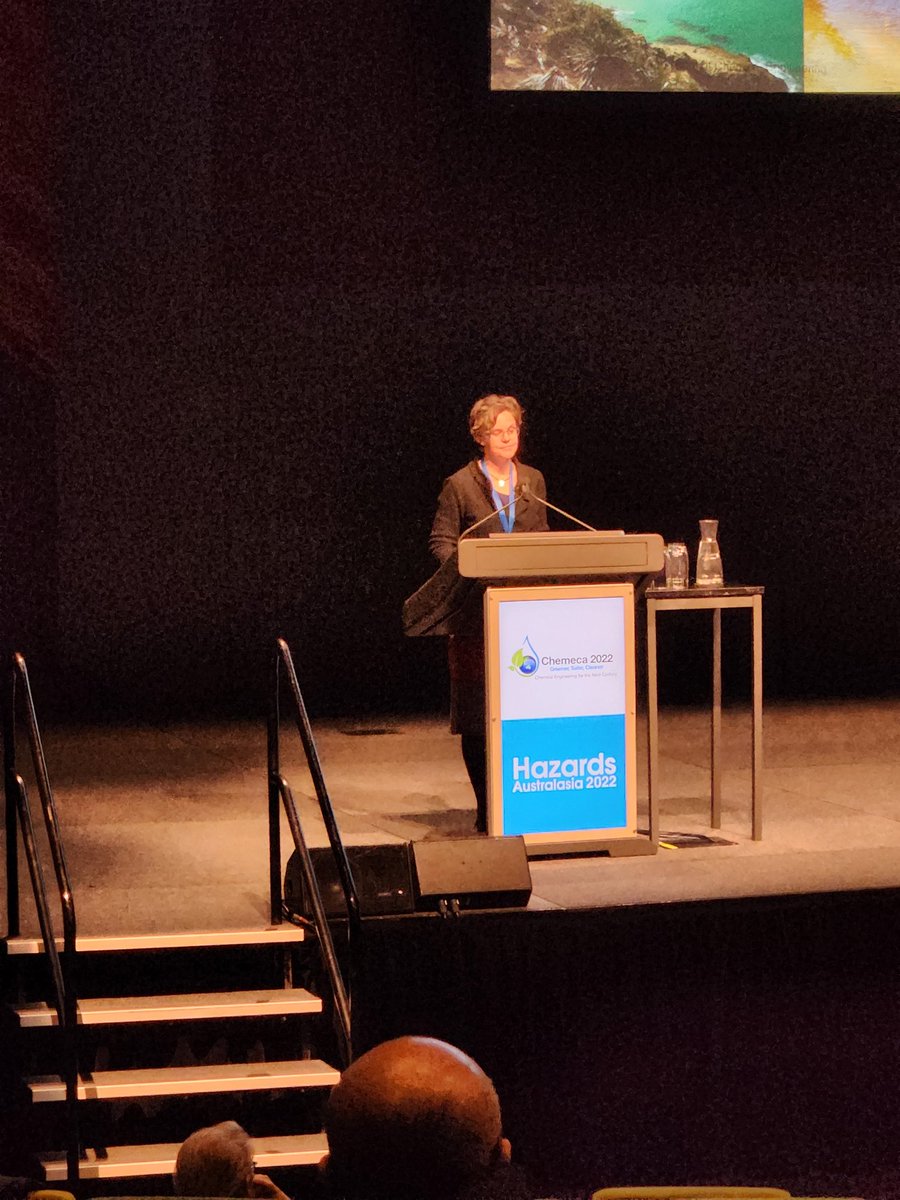 Listening to a great plenary talk at #chemeca on Sustainability from my coleague Prof Kate O'Brien